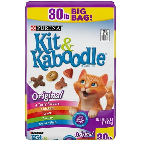 Purina Kit & Kaboodle Original Dry Cat Food, 30 lb