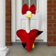 thumbnail image 5 of Disfraz de ganso para el porche de San Valentín, diseño de corazón, decoración duradera para el jardín, fácil de montar, decoración para fiestas, regalo, 5 of 7