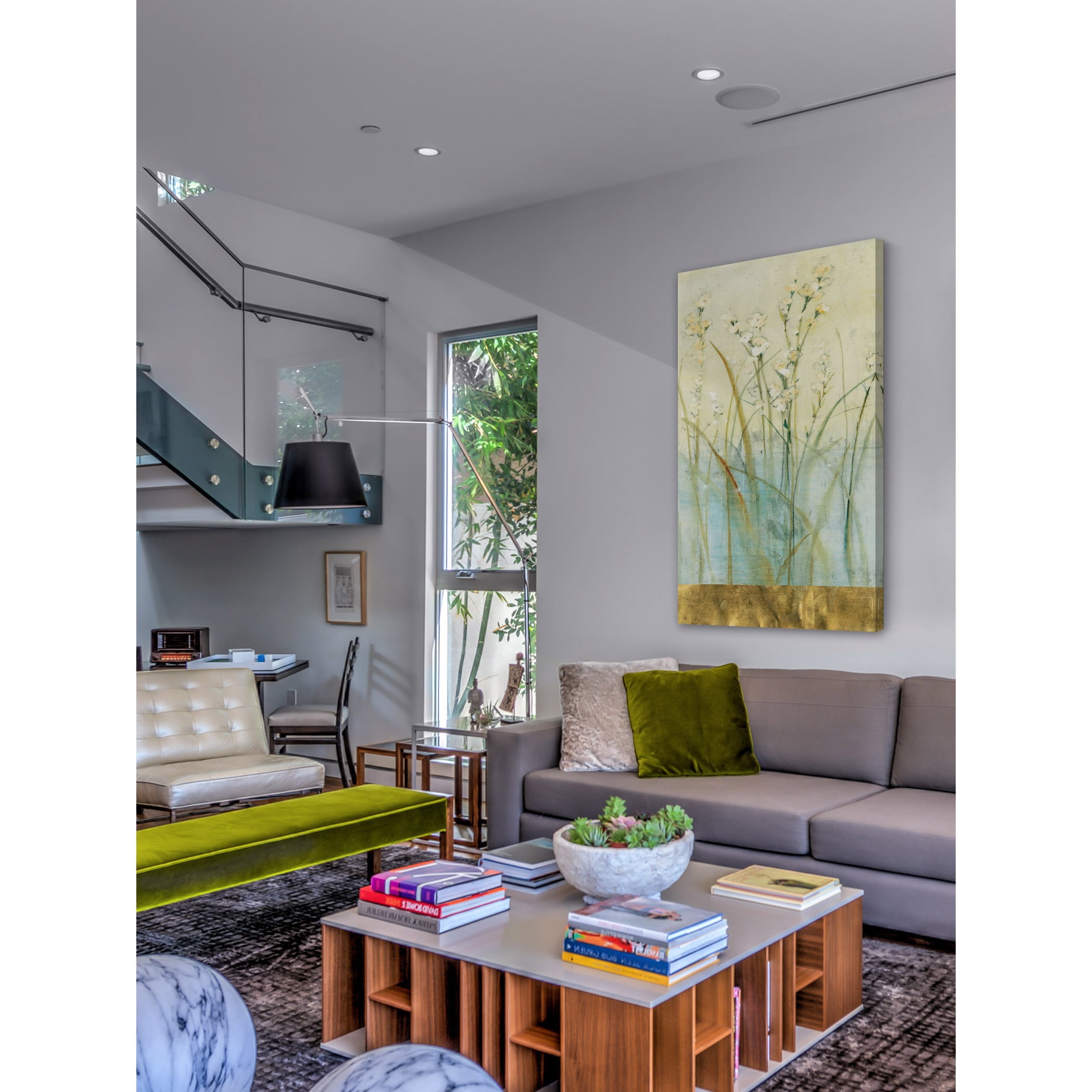 Marmont Hill "Spring Wisps" Painting Print on Wrapped Canvas