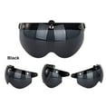 thumbnail image 3 of Visera para casco retro universal con 3 broches a prueba de viento, protección solar, visera para casco de motocicleta de media cara, 3 of 8