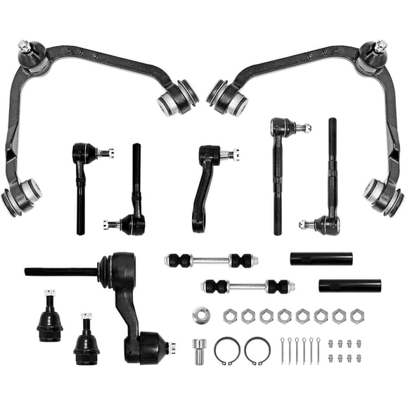 Front Control Arms with Tie Rod Ends Ball Joints for 1997-2003 Ford F-150 F-250 Expedition 2WD,14pcs