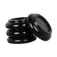 thumbnail image 1 of Juego de 4 ruedas de madera para patas de piano, protección para el suelo de pianos verticales. Negro, 1 of 9
