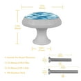 thumbnail image 5 of Cloud Fluorescent Drawer Pulls 4-Pack: Glow-in-the-Dark Round Cabinet Knobs for Kitchen, Dressers, Wardrobes - Includes Screws, Ideal Drawer Hardware, 5 of 6