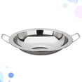 thumbnail image 1 of OFFIGAM Poêle de Cuisson en Acier Inoxydable Argentée pour Chefs et Cuisine Familiale 1 Pcs, 1 of 8
