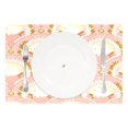 thumbnail image 2 of Ryvnso Placemats Set of 4 Cute Rabbits Dining Mats Heat-Resistant Non-Slip Washable Table Mat, 2 of 8