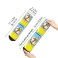 thumbnail image 5 of Bingfone Dog Takes A Bath In The Bathtub Design Patterned Men'S Women'S Casual Cotton Socks, 5 of 9