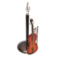 thumbnail image 2 of Soporte para toallas de papel con forma de violín, de metal duradero, acabado con barniz para hornear, perfecto para dormitorio, baño y oficina, 2 of 8