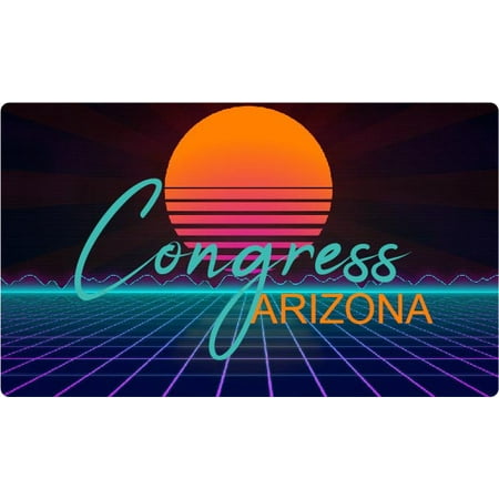 

Riverton Utah 4 X 2.25-Inch Fridge Magnet Retro Neon Design