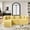 Teddy Yellow, variant on BEHOST 102.5" L Shaped Modular Sectional Sofa with Extra Deep Seats, Cloud Couch for Small Living Room,Teddy Green