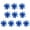 Blue, variant on 10 Pieces Christmas Artificial Flowers Glitter Poinsettia Hollow Design Fake Flower DIY Art Crafts Wedding Home Bronze