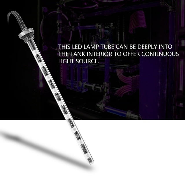 Lumière de Réservoir d'Eau, Lumière de Réservoir d'Eau LED, Pratique Stable 12V pour Ordinateur Maison Bureau