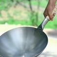 thumbnail image 4 of GOOHOCHY 1Pack Iron Wok for Cooking Multi-functional Pot Easy to Clean Kitchen Utensil Grey, 4 of 8