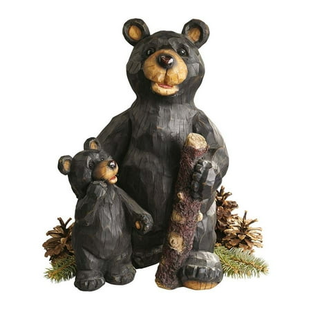 Design Toscano Black Forest Bear Pair Sculpture