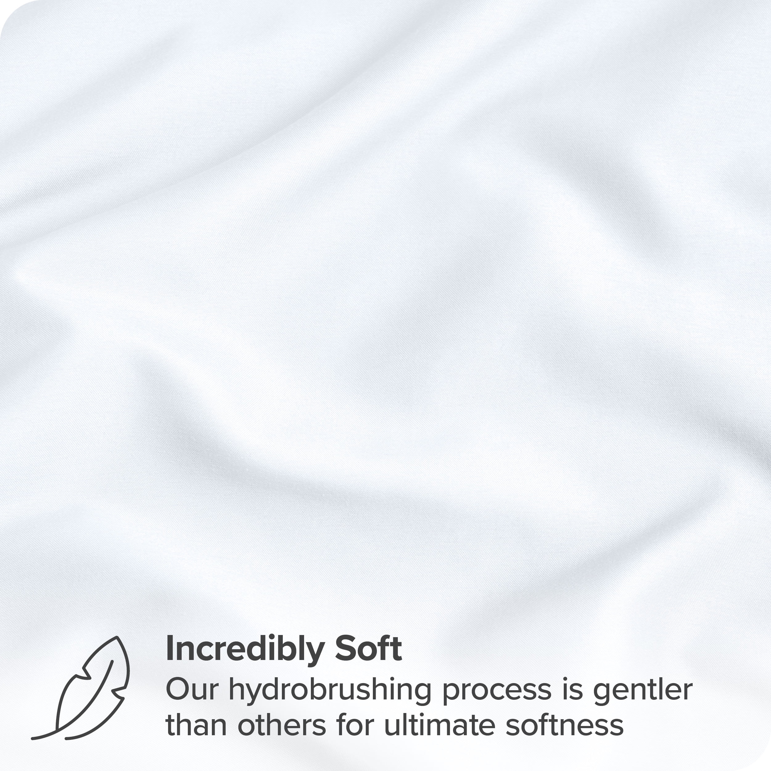 Bare Home White Microfiber Pillowcase Set, Hypoallergenic, King Set of 2