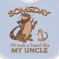 thumbnail image 4 of Inktastic Someday I'll Rock a Beard Like My Uncle-bearded Dragons Boys or Girls Baby Bib, 4 of 4