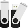 thumbnail image 1 of Clé USB 3.0 64 Go 2 Pcs, Clé USB Clé Mémoire, (64 Go USB3.0 * Lot de 2 Noir), 1 of 5