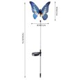 thumbnail image 4 of Luz solar de la mariposa de la luz 1.2V 600mAh de la decoración del jardín para el camino del patio de la yarda Tmvgtek Para estrenar, 4 of 9
