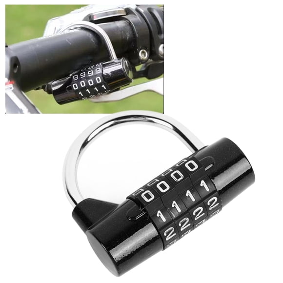 4 Digit Code Lock, Combination Lock Resettable Prevent Theft Rustproof For Locker For Gate For School