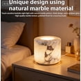 thumbnail image 5 of Marble Lamp Night Light Touch Bedside Table Lamp, Type-C Rechargeable Small Desk Bedside,  Natural Stone Accent Decor with 3 Way Dimmable Warm Glow,for Bedroom Living Room Desk Shelf, 5 of 7
