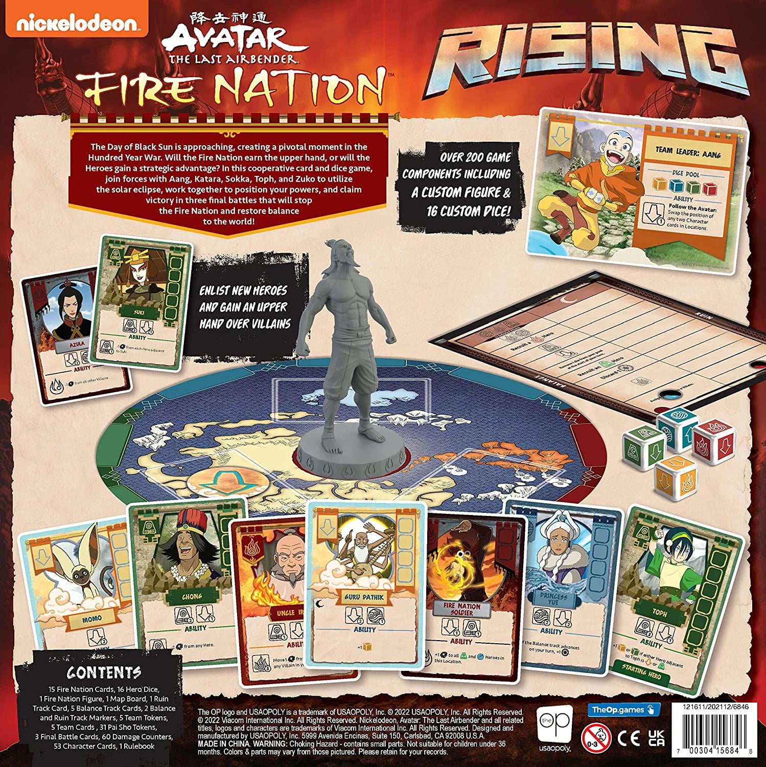 USAopoly Avatar: The Last Airbender Fire Nation Rising