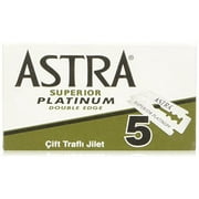 100 Astra Superior Premium Platinum Double Edge Safety Razor Blades