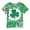 Green_002, variant on Bmisegm Cute Shirts For Teens St Patricks Day Unisex Kids Short Sleeve Shirt 3 12 Years Holiday Themed Casual Top Birthday Boy Shirt 3-4 Years 110
