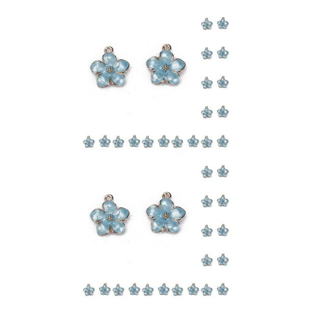 Sonducket 10 Uds pendientes colgante aleación aceite goteo proceso accesorios fabricación de joyas suministros hechos a mano para manualidades Type2 NO2