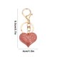 thumbnail image 3 of Llavero de Corazón y Melocotón para San Valentín | Llavero de Aleación con Forma de Corazón para Mochila, Bolso y Móvil | Regalo Romántico para Parejas | 9,5 X 4 Cm | Rosa, Rojo, Blanco, Dorado, 3 of 6