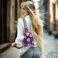 thumbnail image 5 of FORMRS Womens Crossbody Sling Bag Travel Daypack Shoulder Chest Backpack, Candy Cosmic Swirls, 5 of 7