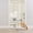White, variant on 78.3" Extra Tall Pet Gate for Cat Dog, 29.3" -36" Wide Cat Gate with Window, NO Drilling Pressure Mounted for Doorways, Stairs, Hallways, 1.34" Narrow Bar Spacing, Black
