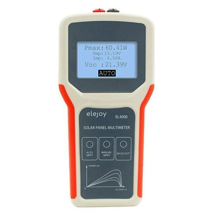 

EL400B MPPT Multimeter Upgrades Handheld Portable Photovoltaic Panel Supplys Multimeter Auto Manual MPPT Detection