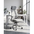 thumbnail image 5 of Silla de Oficina ErgoElite Mobica  resp. alto c/cabecera Gris, 5 of 5