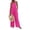 Hot Pink #1, variant on Women's Wide Leg Square Neck Dressy Rompers Casual Loose Baggy Overalls Summer Workout Jumpsuits With Pockets Green S