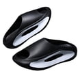 thumbnail image 1 of Par de pantuflas unisex cómodas antideslizantes casa interior baño hogar EVA sandalias de punta abierta para unisex, playa, deportes, ducha, verano Negro 40 41 Fernando Zapatillas de estar por casa, 1 of 8