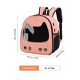 thumbnail image 3 of Pet Carrier Mochila Transpirable Pet Outing Bag Pet Carrying Front Bag (Rosa), 3 of 8