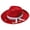 Red, variant on Distressed Woven Belt Hat Formal Hat Stage Show Hat Headwear Masquerade Party Gentleman Hat Carnivals Props Hat Headpiec