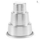 thumbnail image 5 of Molde para hornear pasteles de 3 niveles de aleación de aluminio, molde redondo para magdalenas de niveles, molde reutilizable para hornear en el hogar para fiestas de bodas, panadería grande Inevent HA059808-03, 5 of 7