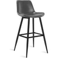 thumbnail image 6 of Dycanpo 30” Counter Height Bar Stools Set of 4, Modern Faux Leather, for Home Kitchen, Grey, 6 of 9