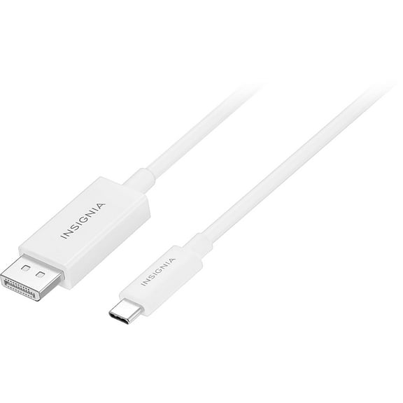 TRAHOO-6' USB-C to DisplayPort Cable - White - Model: NS-PCKCD6
