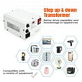 thumbnail image 3 of LVYUAN 800W Voltage Transformer Step Up 110V to 220V & Step Down 220V to 110V, Voltage Converter with US/UK/European Power Cords, for Travel, Appliances, Silent & Safe (Transformador de Voltaje), 3 of 12
