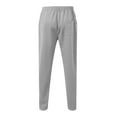 thumbnail image 4 of OSOLU Men Solid Color Long Trousers Tether Pants Sports Sweatpants Street Casual Trousers Everyday Comfort Versatile Active Athletic Casual Bottoms, 4 of 5