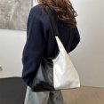 thumbnail image 4 of Bolso Superior Bolsos Casuales Axila Vintage Mujer Cuero Gran Capacidad para Los Partidos Suaves Hombro Viajar Por, 4 of 9
