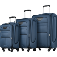 thumbnail image 2 of Tcbosik Softside Expandable Luggage with Spinner Wheels and TSA Lock, 3-Piece Set (20/24/28 inch), Dark Blue, 2 of 11