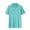 32#Mint Green, variant on Men's Fashion Shirt Short Sleeve Beach V-Neck Drawstring printing Yoga African Summer Cotton And Linen Top