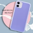 thumbnail image 2 of IBAOLEA iPhone 11 Case with Screen Protector, Liquid Silicone Gel Rubber Shockproof Slim Shell with Soft Microfiber Cloth Lining Cushion Cover for iPhone 11 6.1 inch (2019)-Pine Green Light Purple, 2 of 7