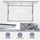 thumbnail image 1 of VEVOR Ventana de concesión de 74 x 40 pulgadas, puerta de ventana de servicio con cerradura de horquilla de doble punto, puerta de toldo de concesión de hasta 85 grados para camiones de comida, 1 of 9