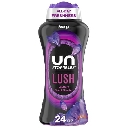 Downy Unstopables In-Wash Scent Booster Laundry Beads, Lush Scent, 24 oz