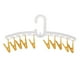 thumbnail image 2 of Tendedero de PlásStico Con Pinzas para calcetines, Soporte Portátil para Pinzas para la Ropa, Secado Más Rápido, Colgador de Vije que ahorra Espacio para calcetines, Ropa, 2 of 7