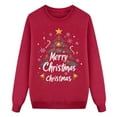 thumbnail image 4 of Fiaer Matching Family Christmas Sweatshirts Xmas Funny Plus Size Pullover Long Sleeve Holiday Loose Fit Trendy Tops Dad XL, 4 of 4