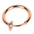 thumbnail image 4 of NUZYZ 2 Pcs Fake Clip on Spring Nose Septum Ring Earring Non Piercing Unisex Jewelry, 4 of 8